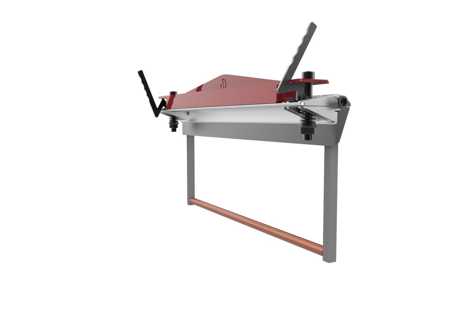 Sheet metal brake 3D print model_14