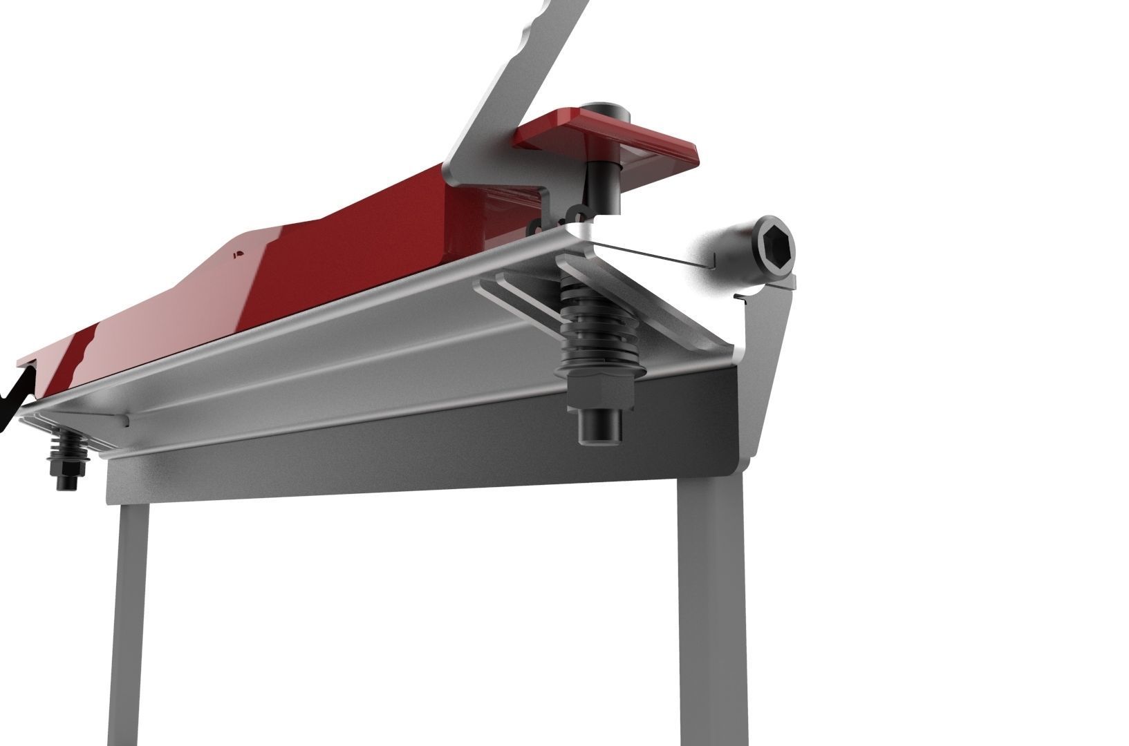 Sheet metal brake 3D print model_27