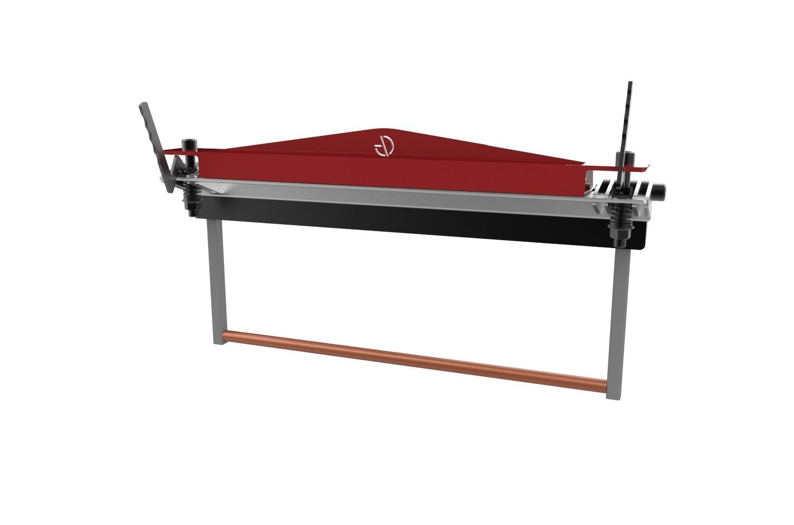 Sheet metal brake 3D print model_13