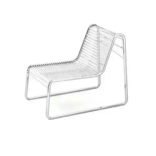 Contemporary Steel Deckchair