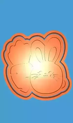 MakeIT Easter Cookie Cutter Collection Rabbit Carrot With Frame