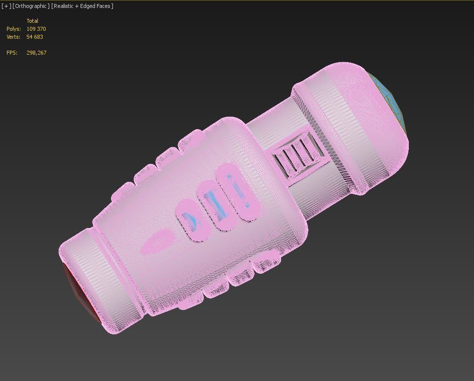 Star Trek Enterprise TOS Stun Grenade replica props 3D print model_11