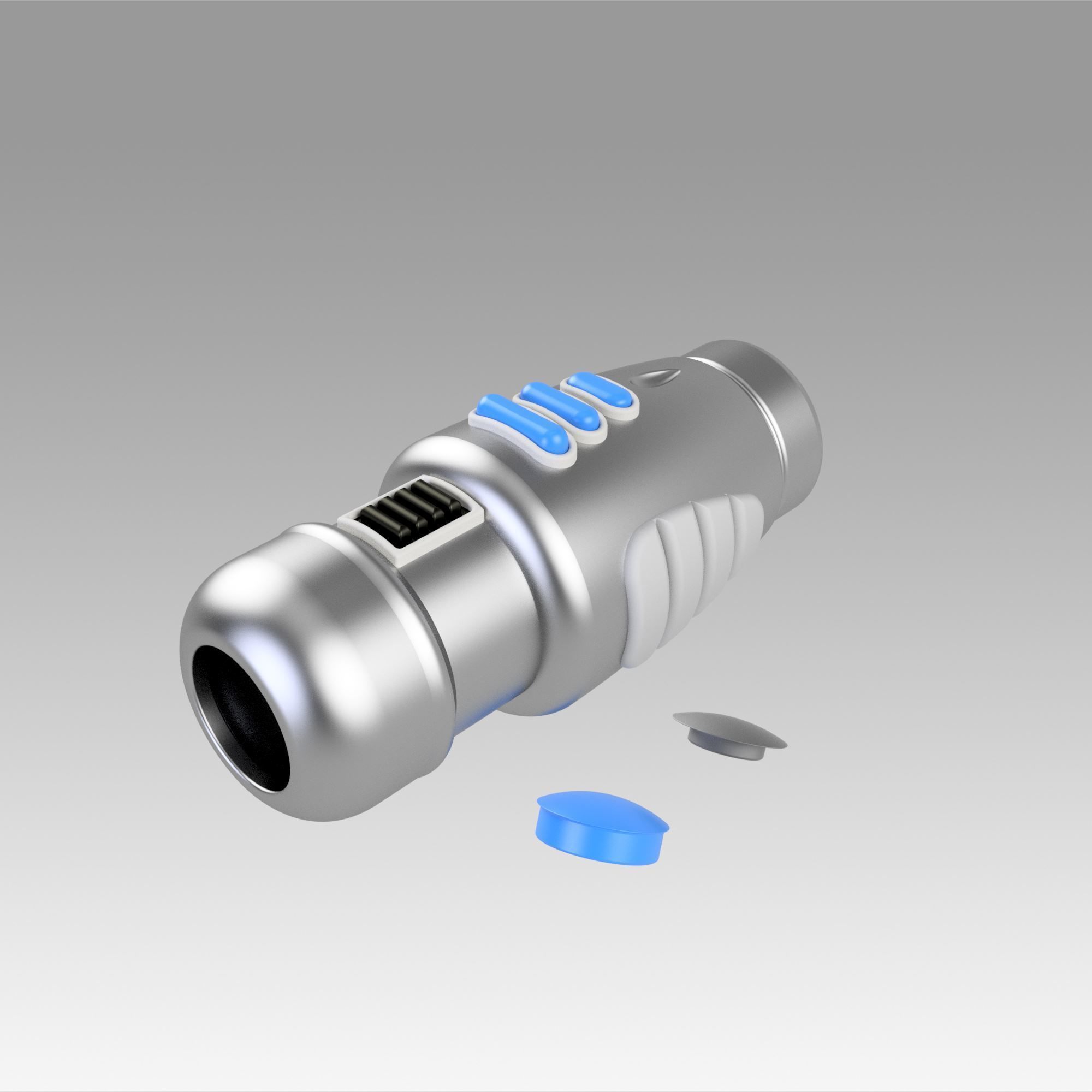 Star Trek Enterprise TOS Stun Grenade replica props 3D print model_10