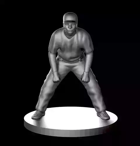 Baseball Player 3D Print 3D print model