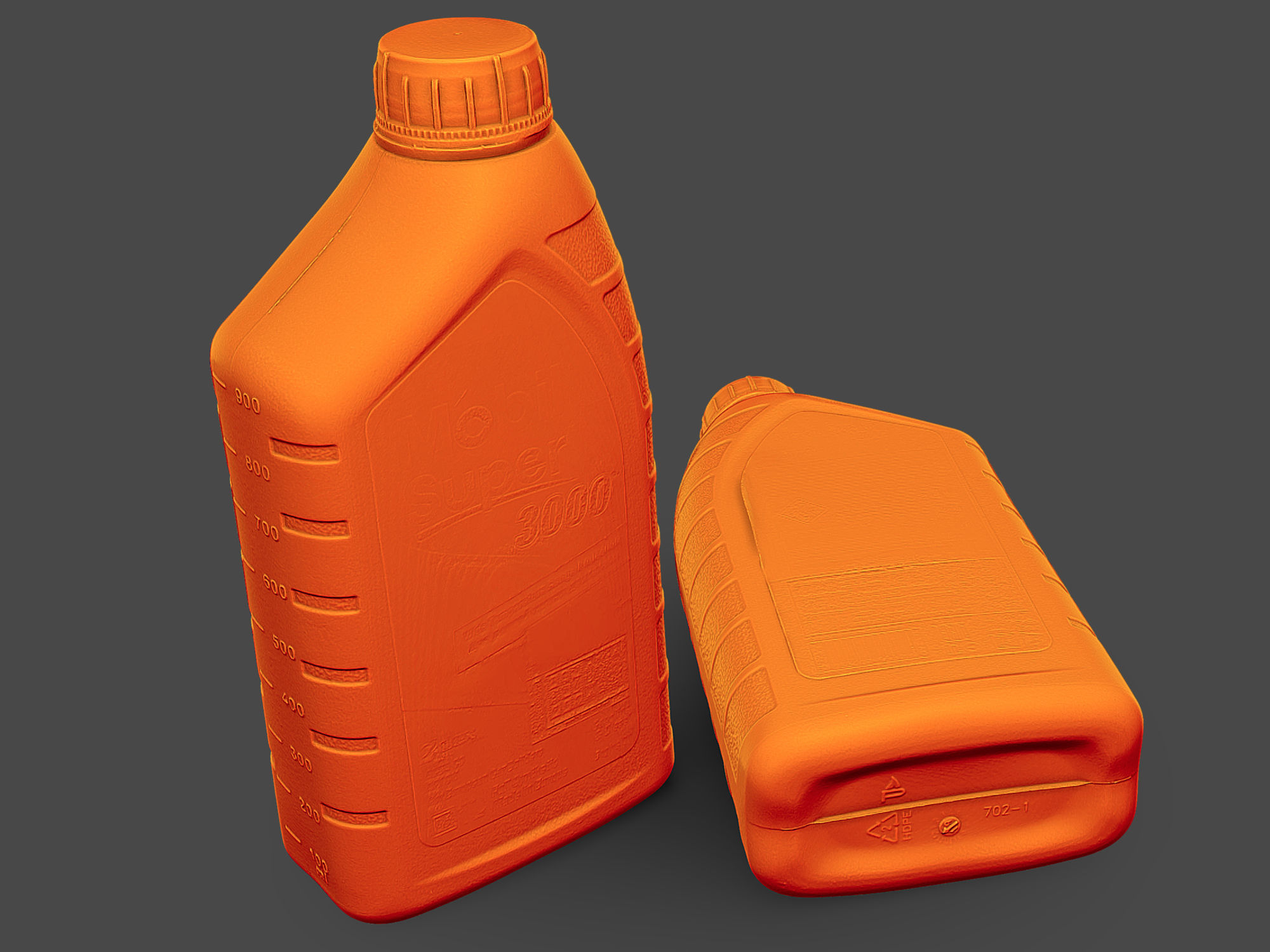 Motor Oil Bottle 3D model_1