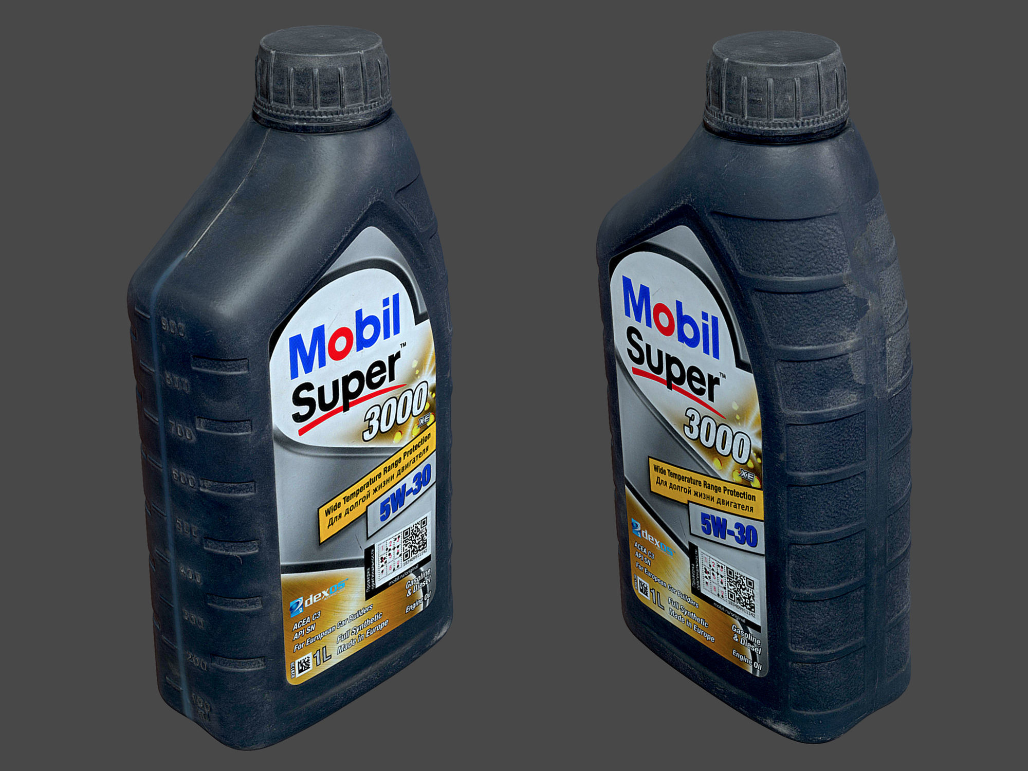 Motor Oil Bottle 3D model_4