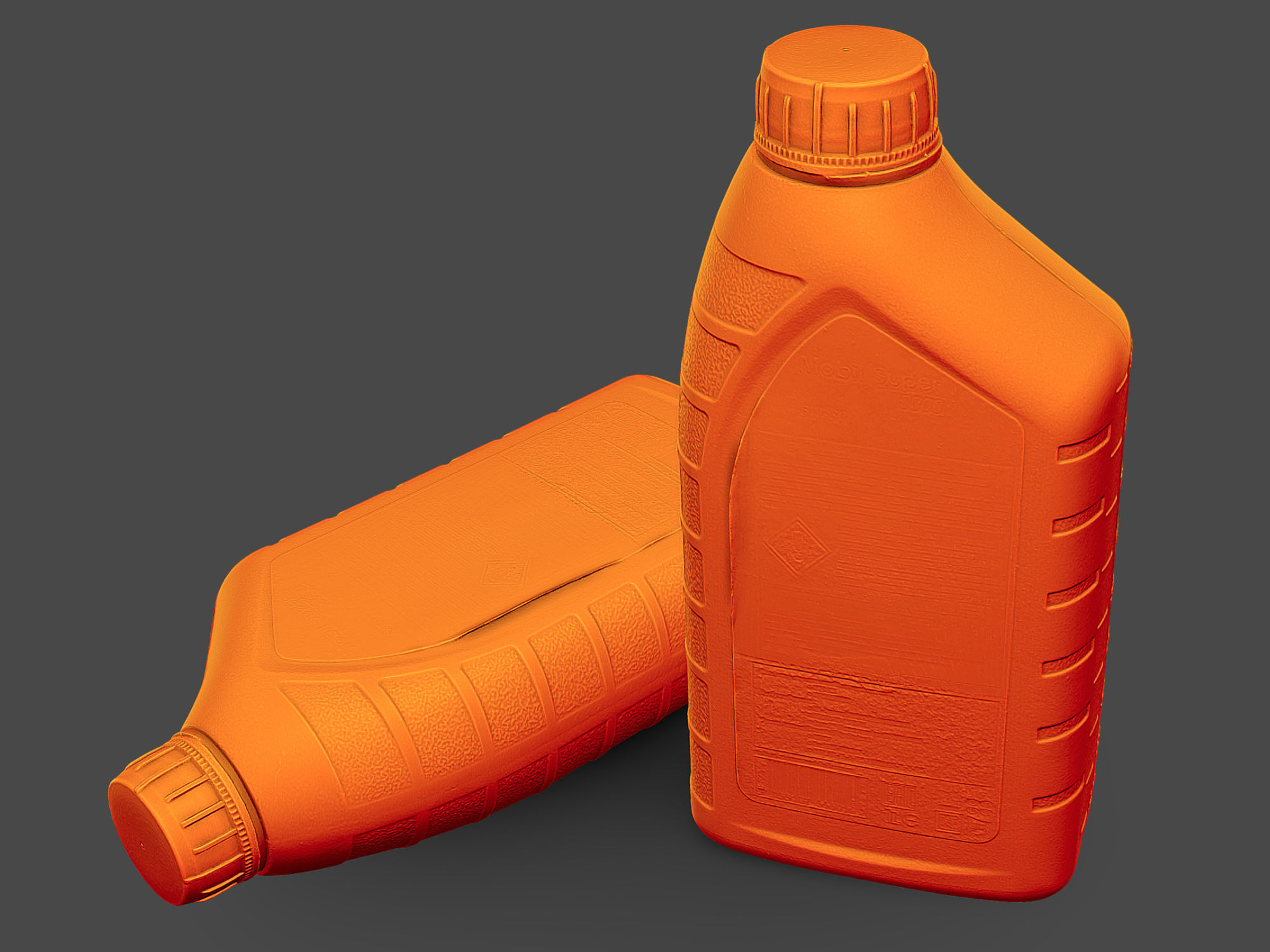 Motor Oil Bottle 3D model_3