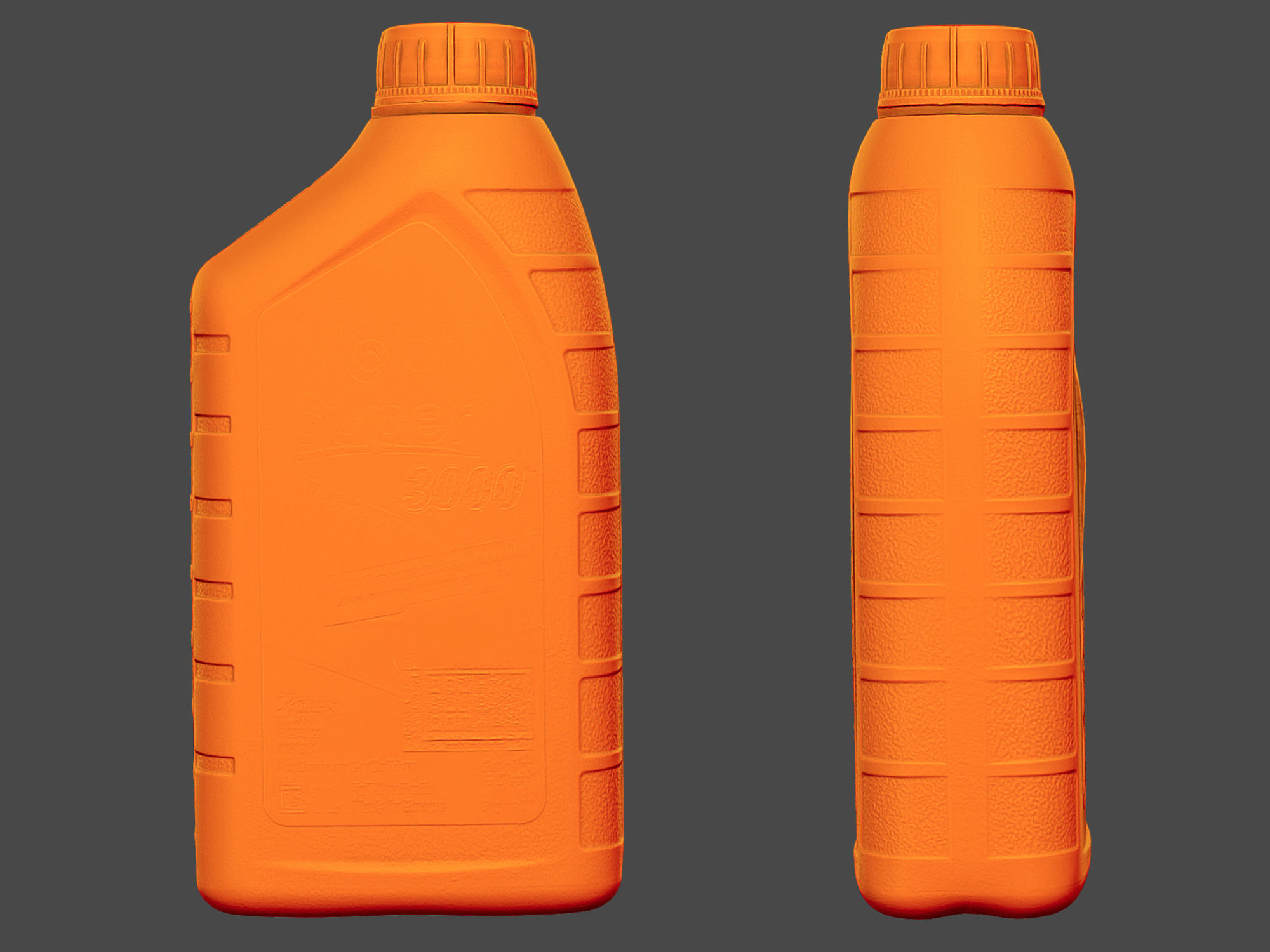 Motor Oil Bottle 3D model_9