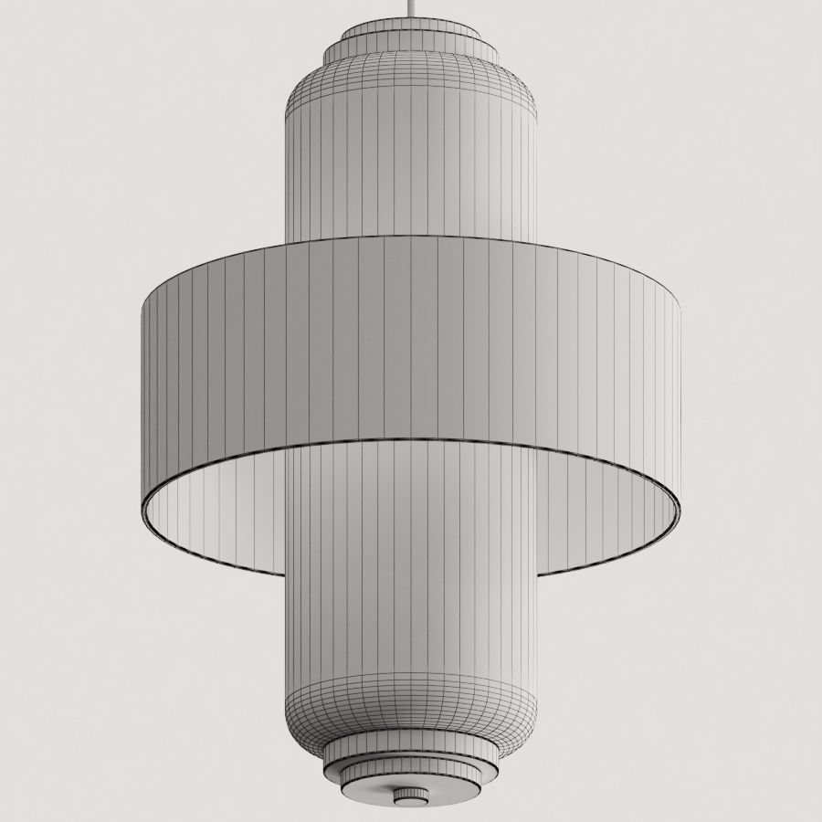 Hudson Valley Melrose Pendant Lamp 3D model_1