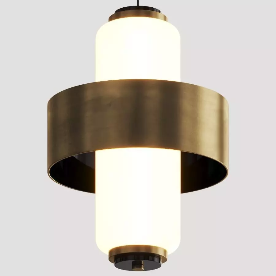 Hudson Valley Melrose Pendant Lamp 3D model_0