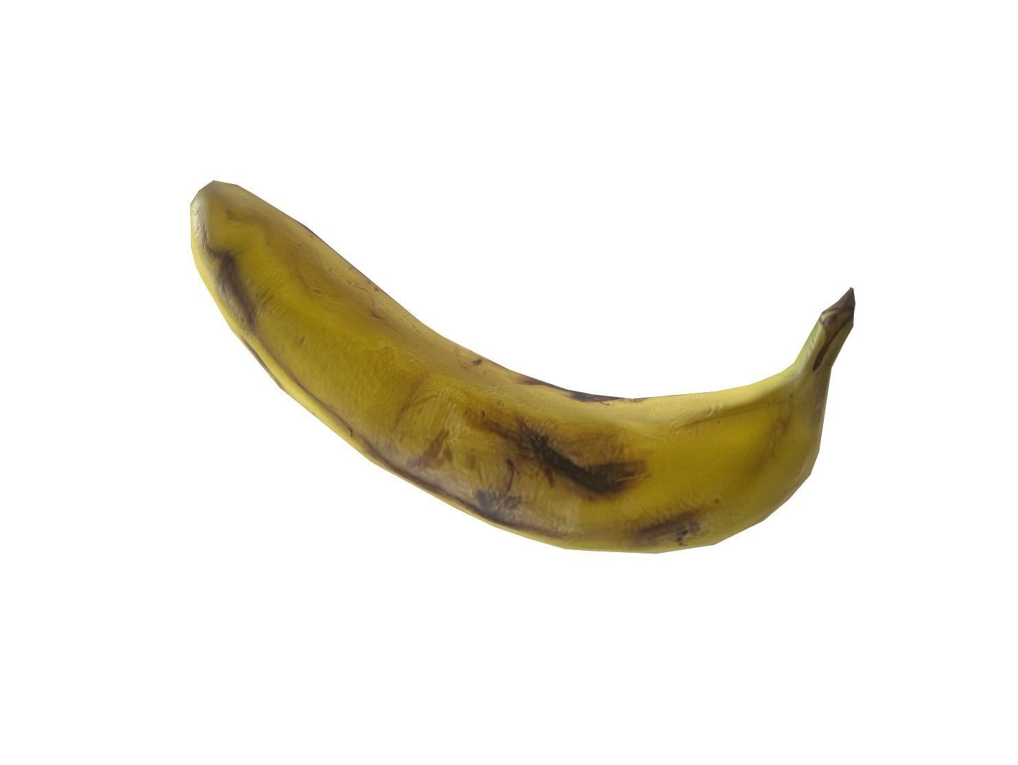 Banana ripe Free 3D model_5