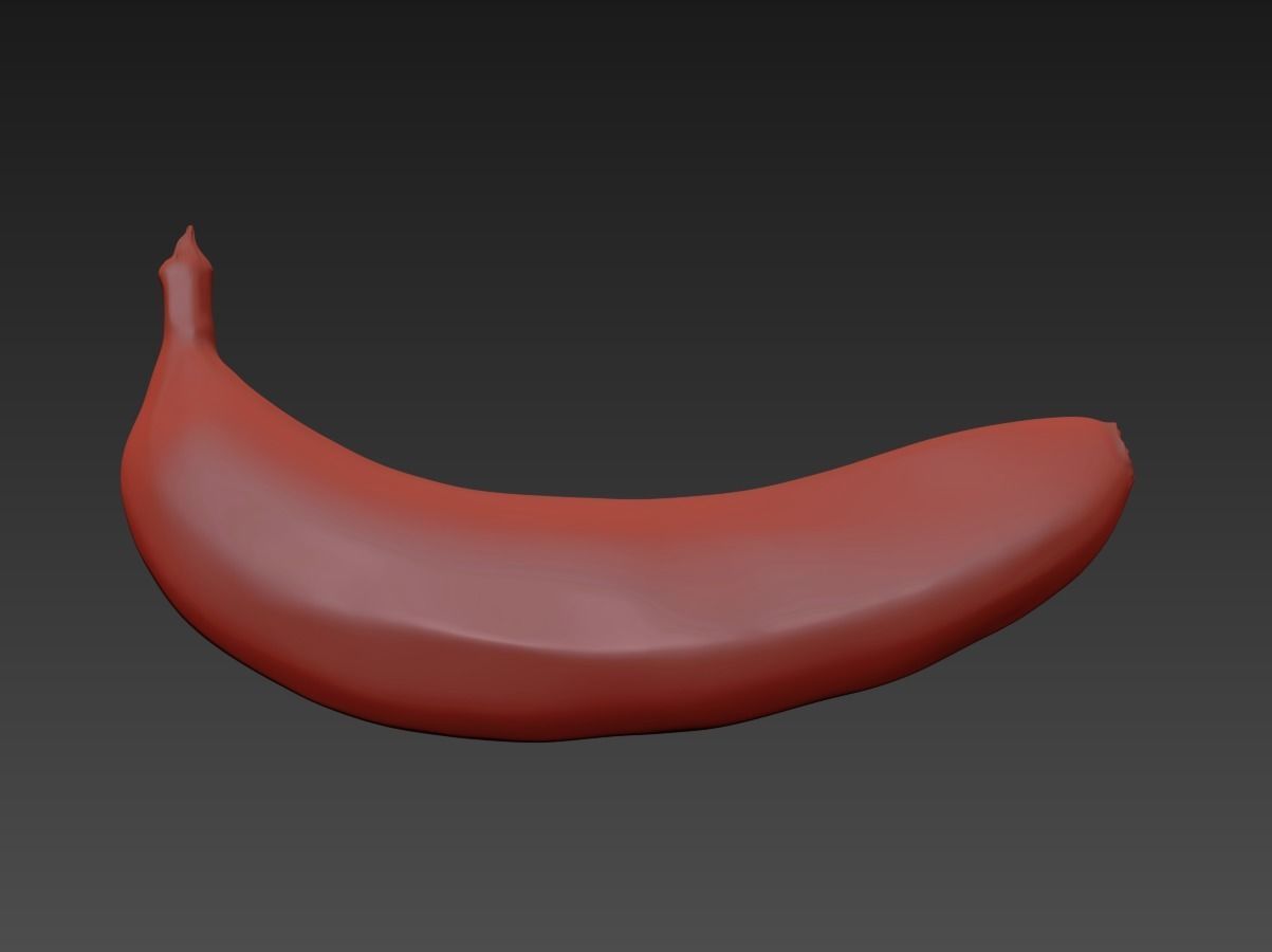 Banana ripe Free 3D model_10