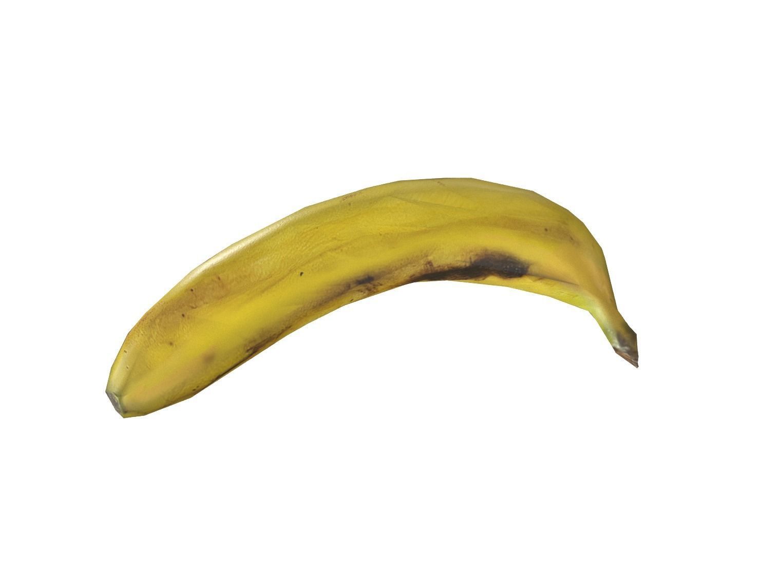 Banana ripe Free 3D model_3