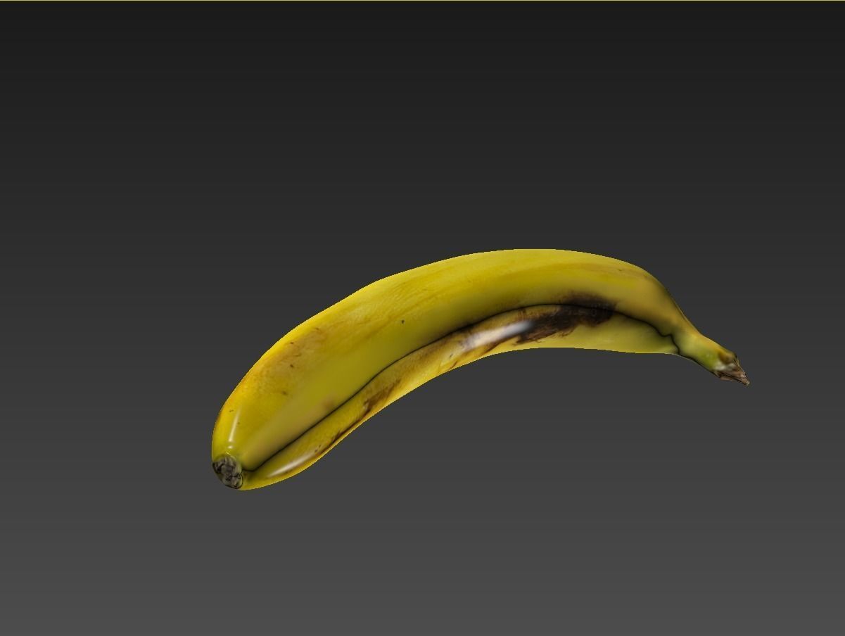 Banana ripe Free 3D model_6