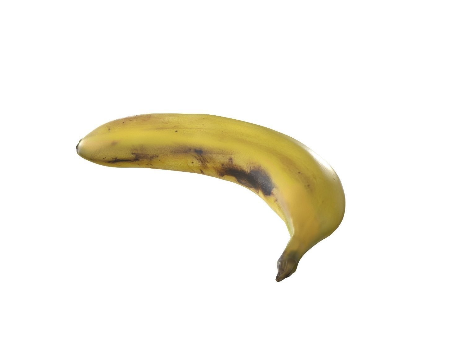 Banana ripe Free 3D model_1