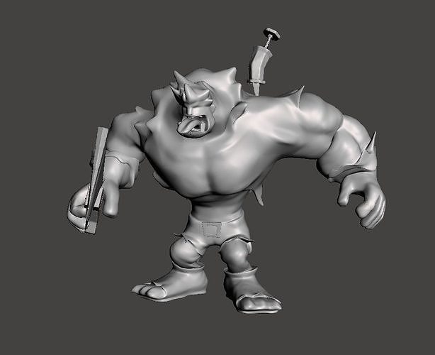 Dr Mundo 3D Model 3D print model