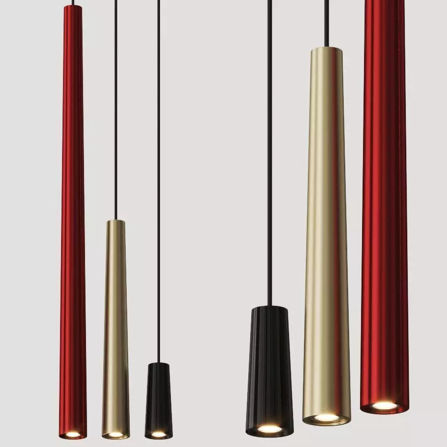 Puraluce Flute Pendant Lamps 3D model