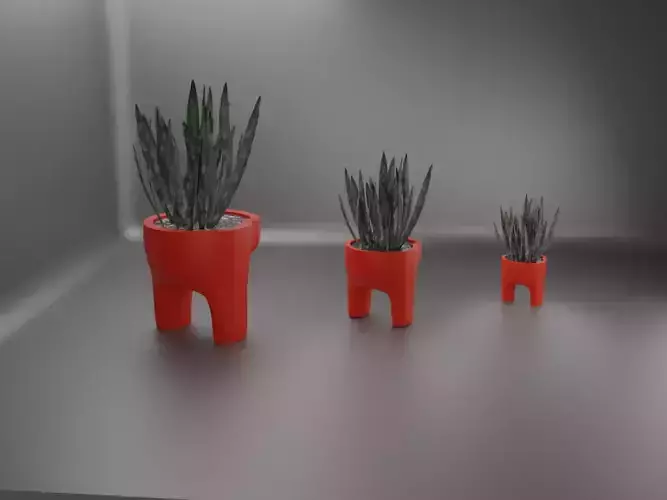 among us plant pot 40  3D print model