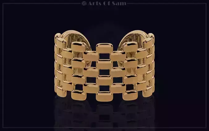 Creative Brick Style Ring