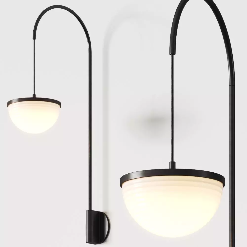 Roll and Hill Krane Wall Mount 3D model_0