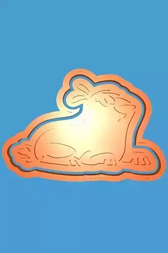 MakeIT Cookie Cutter Amazing Sitting Big Dog