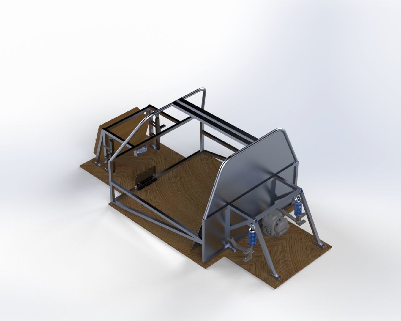 Shell Eco-Marathon Chassis 3D model_1