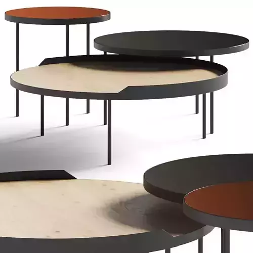 Treku Gau Coffee and Side Tables 3D model