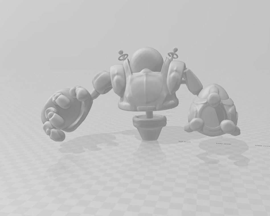 Space Groove Blitz and crank 3D Model 3D print model_1