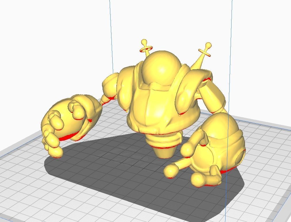 Space Groove Blitz and crank 3D Model 3D print model_2