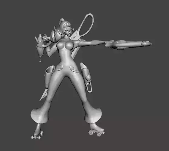 Space Groove Samira 3D Model 3D print model