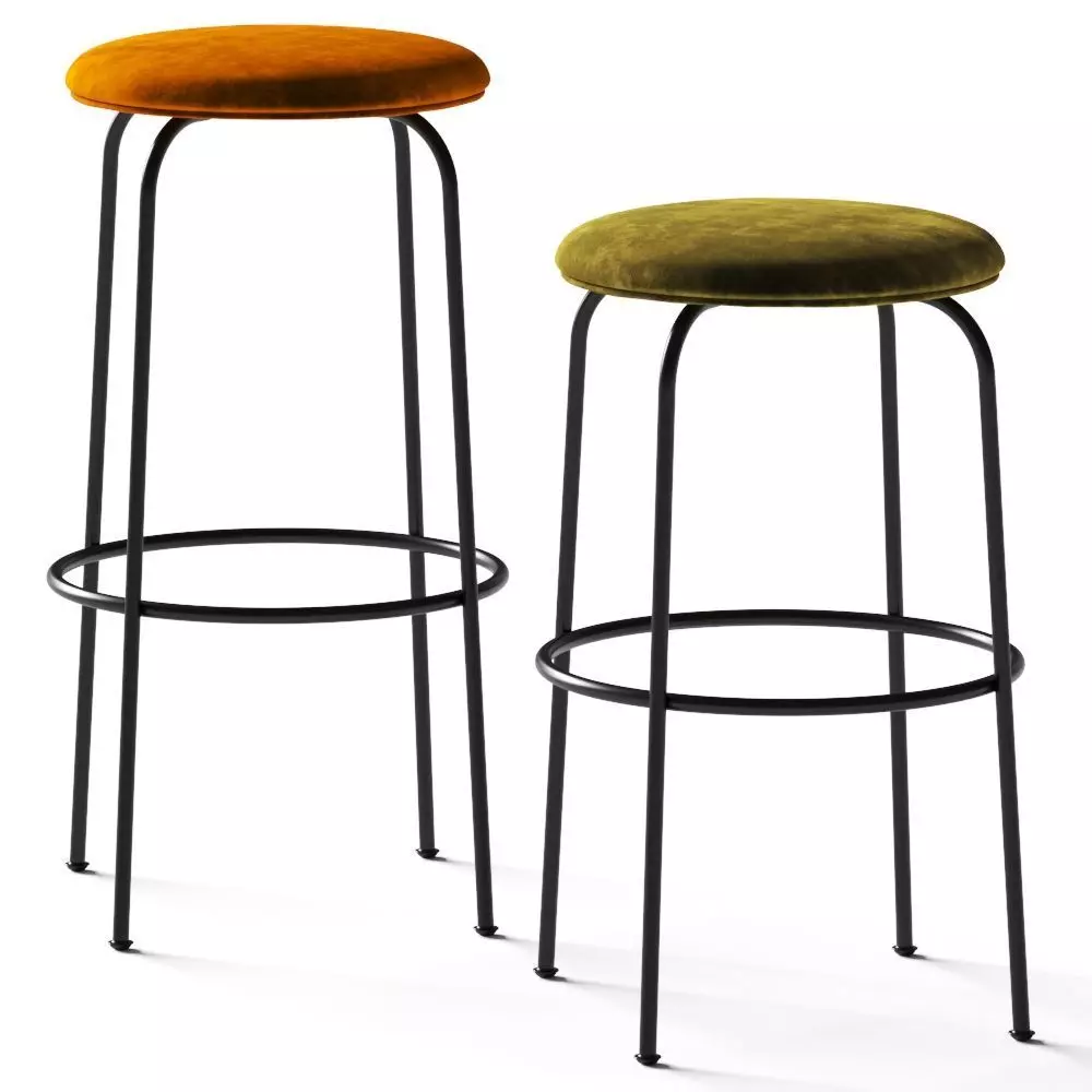 Menu Afteroom Bar Stool 3D model_0