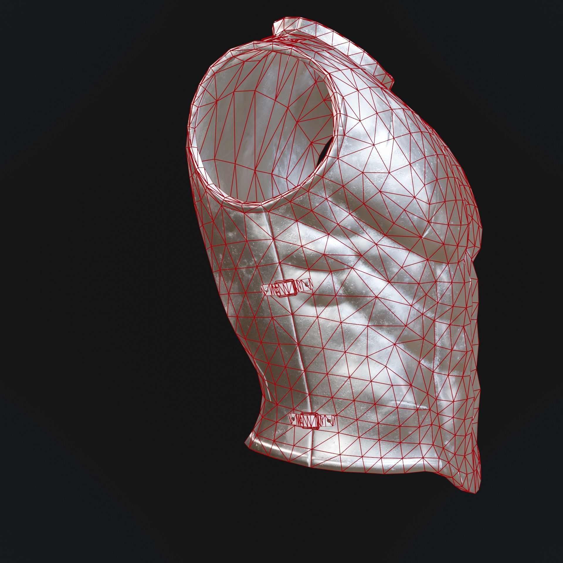 Greek armor Low-poly 3D model_18