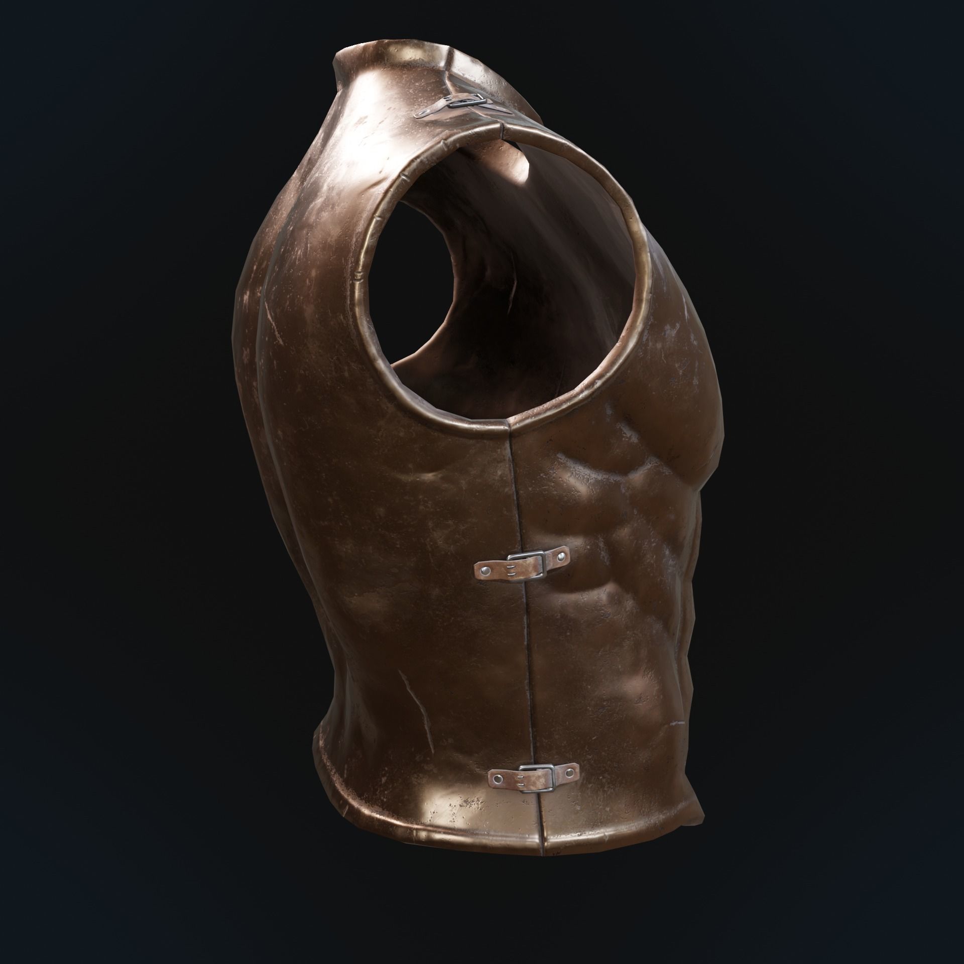 Greek armor Low-poly 3D model_19