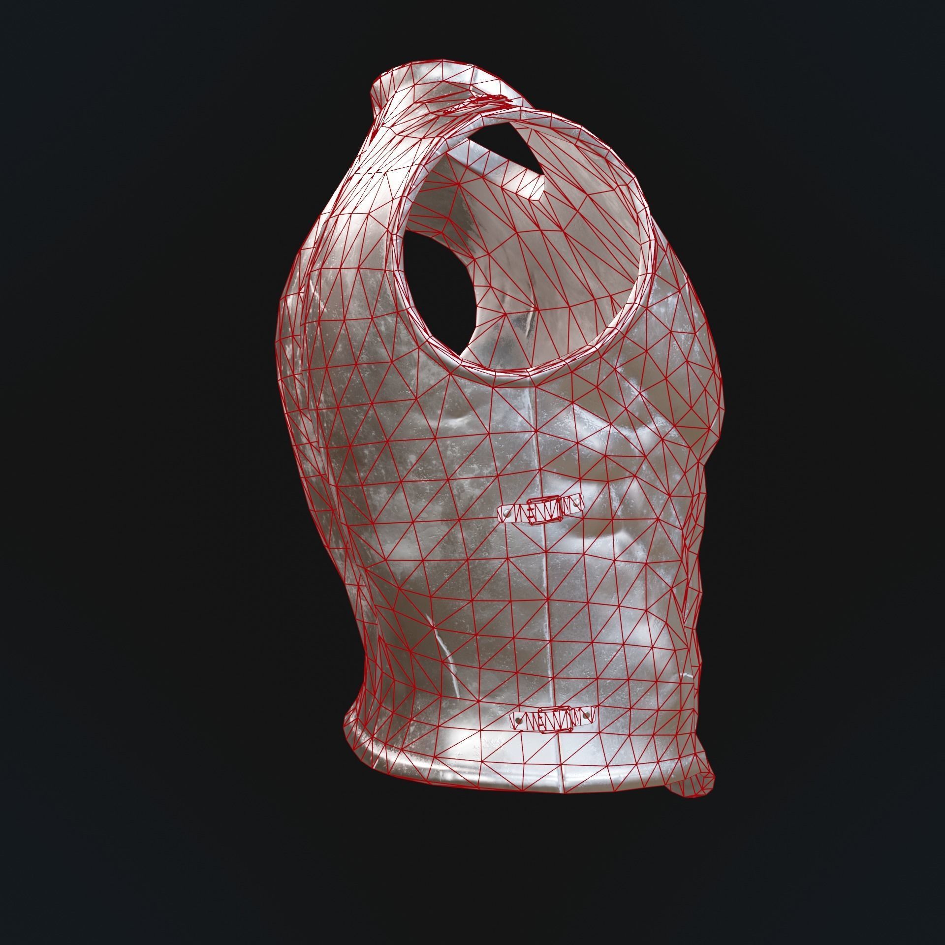 Greek armor Low-poly 3D model_20