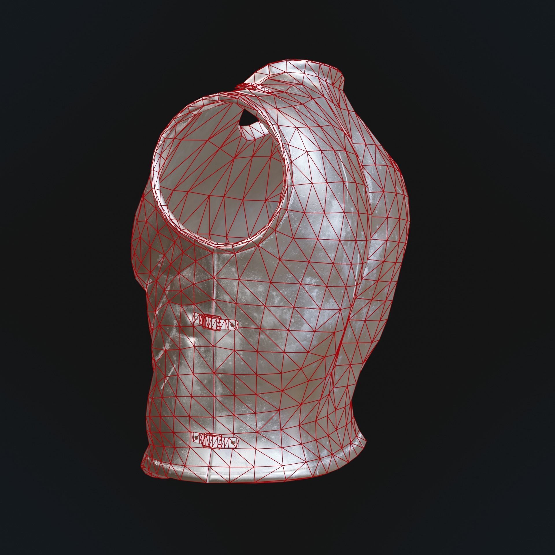 Greek armor Low-poly 3D model_8