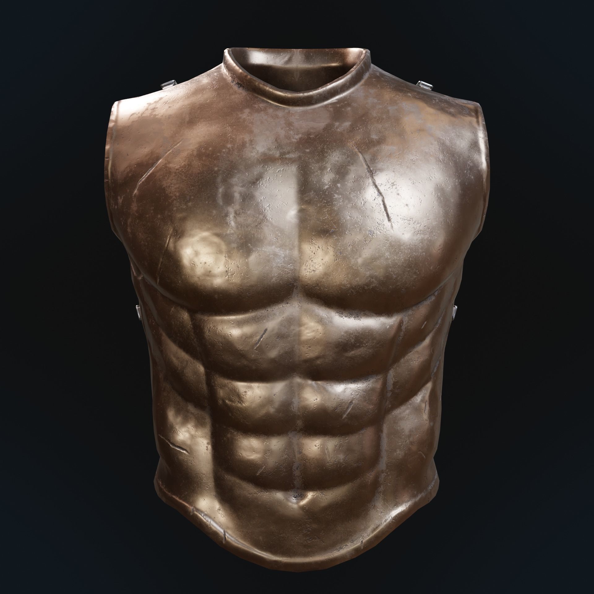 Greek armor Low-poly 3D model_13