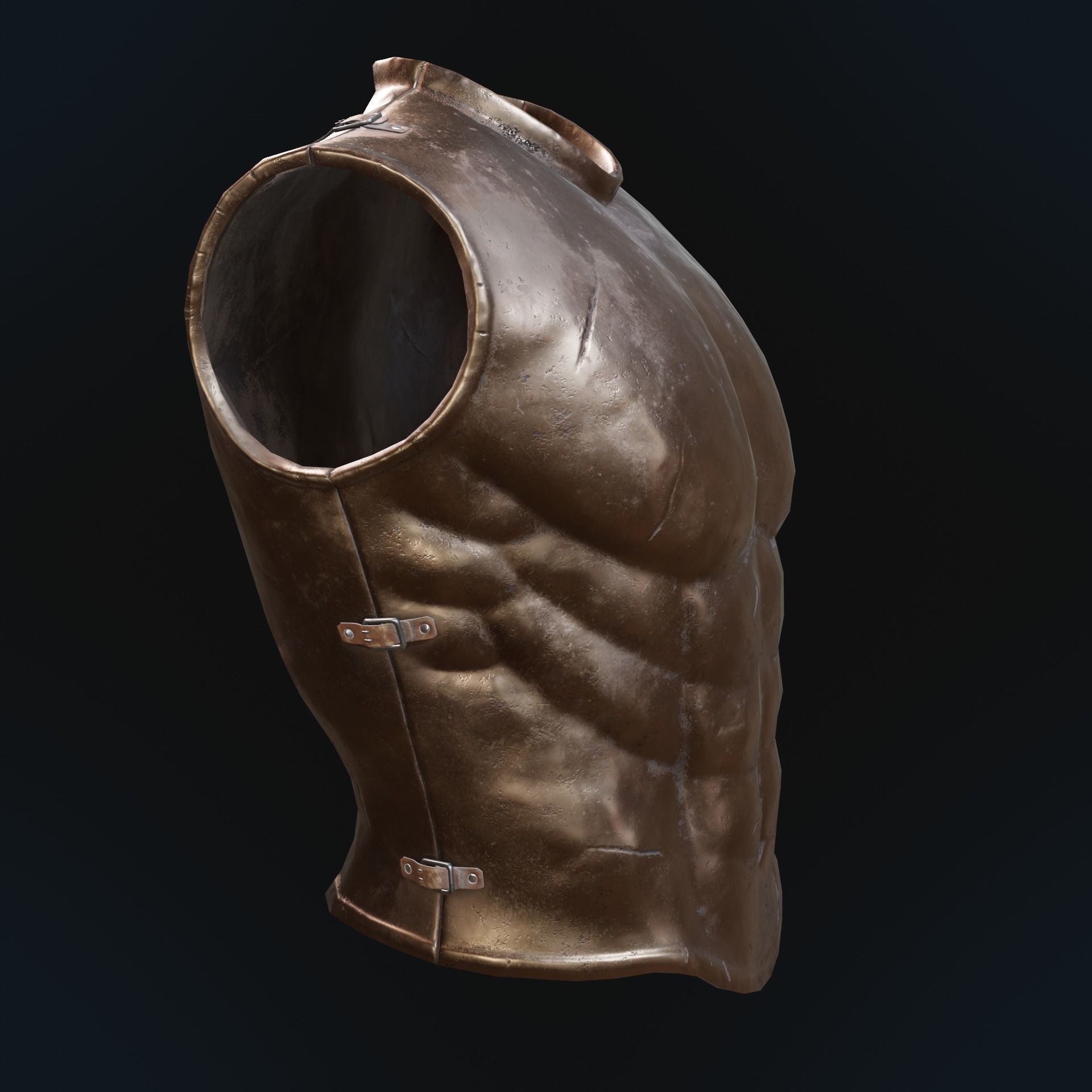 Greek armor Low-poly 3D model_17