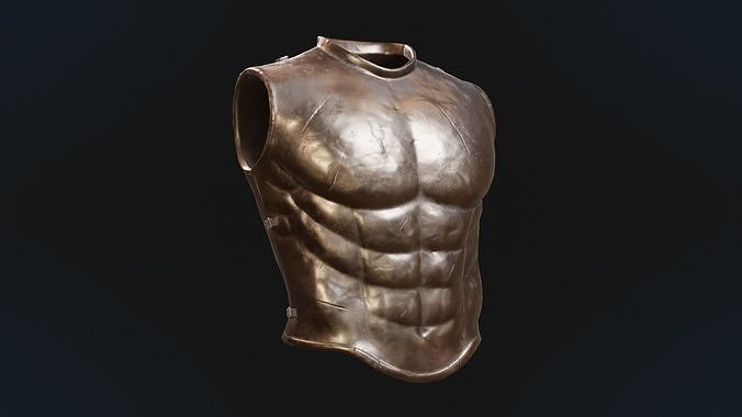 Greek armor Low-poly 3D model