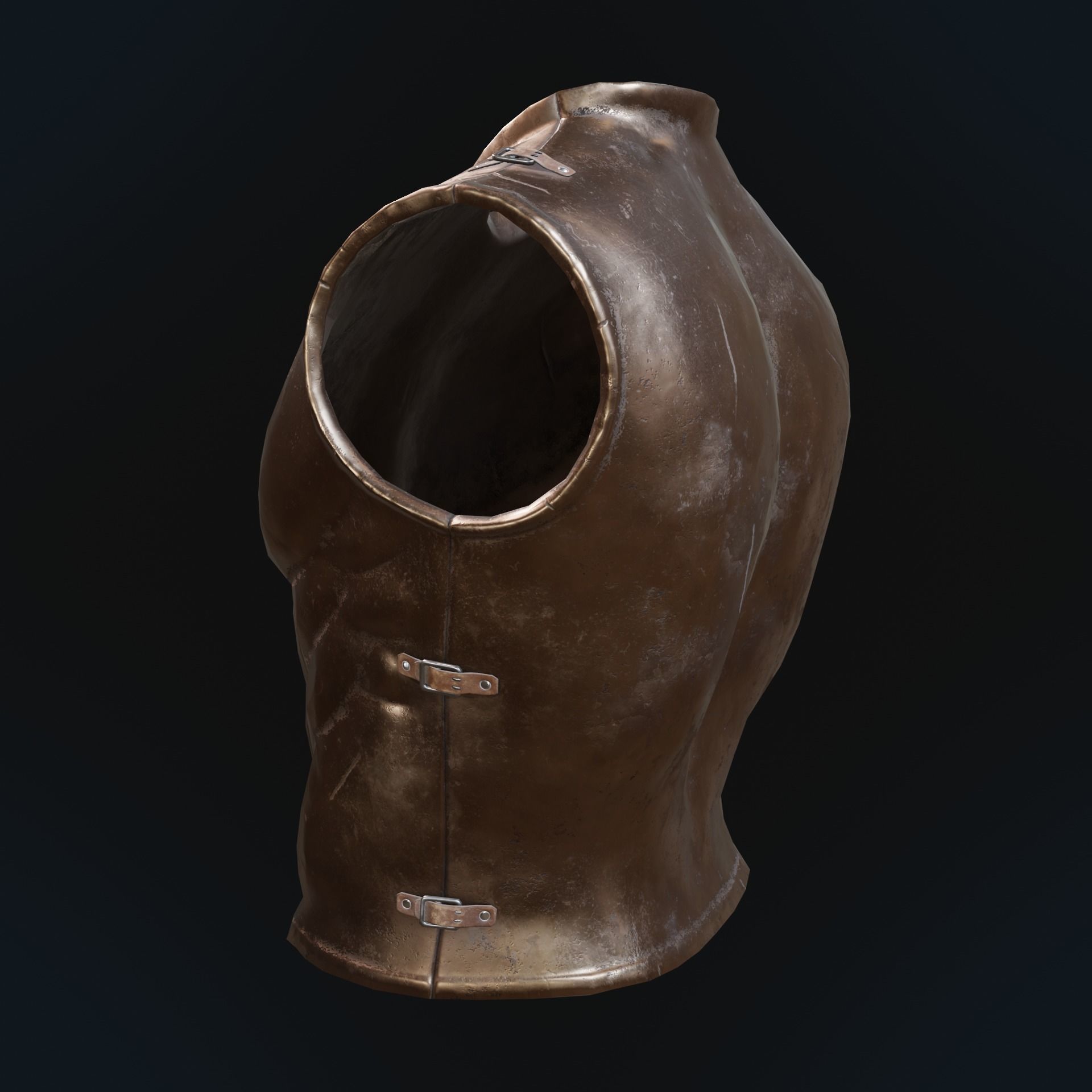 Greek armor Low-poly 3D model_7