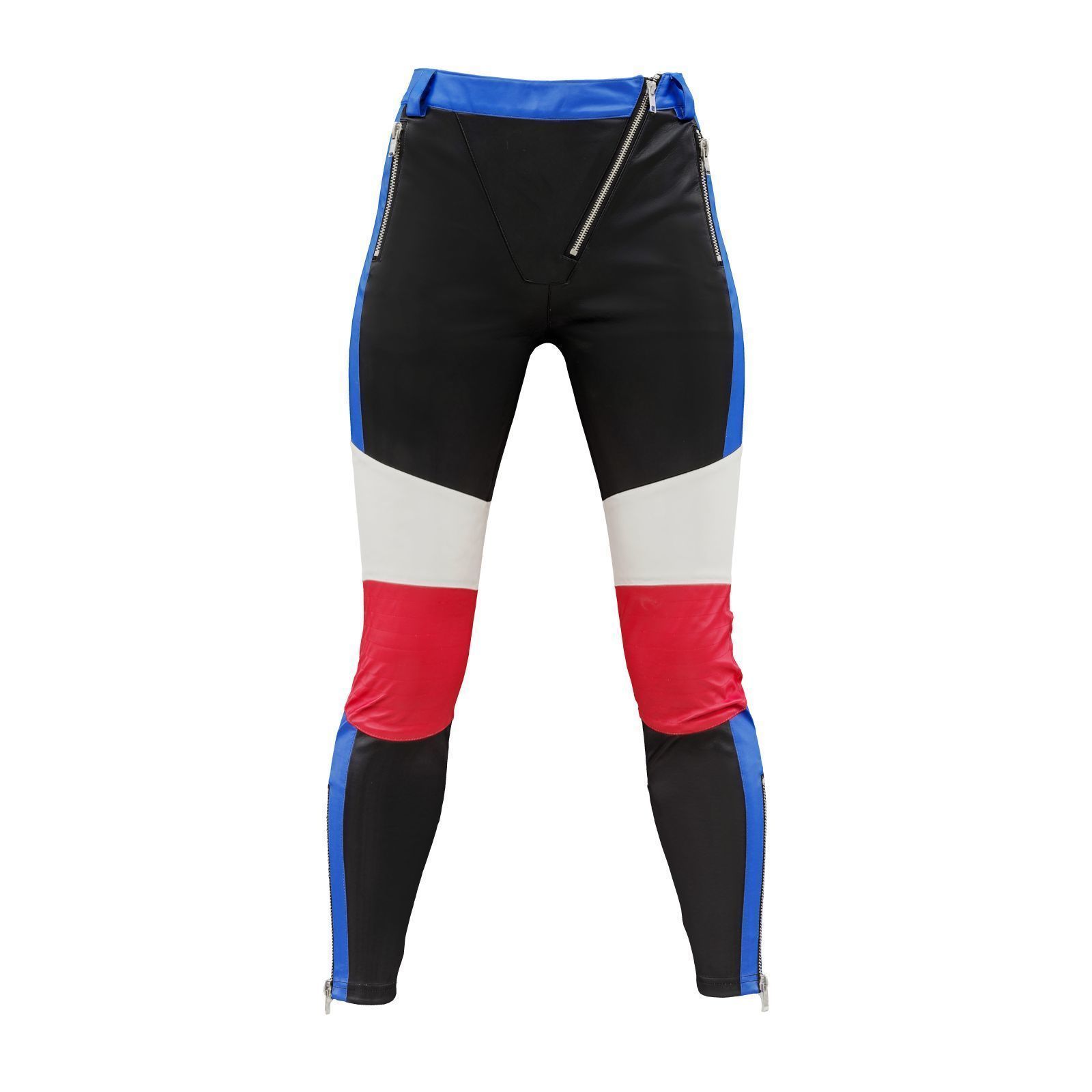 French Leather Trousers 3D model_3