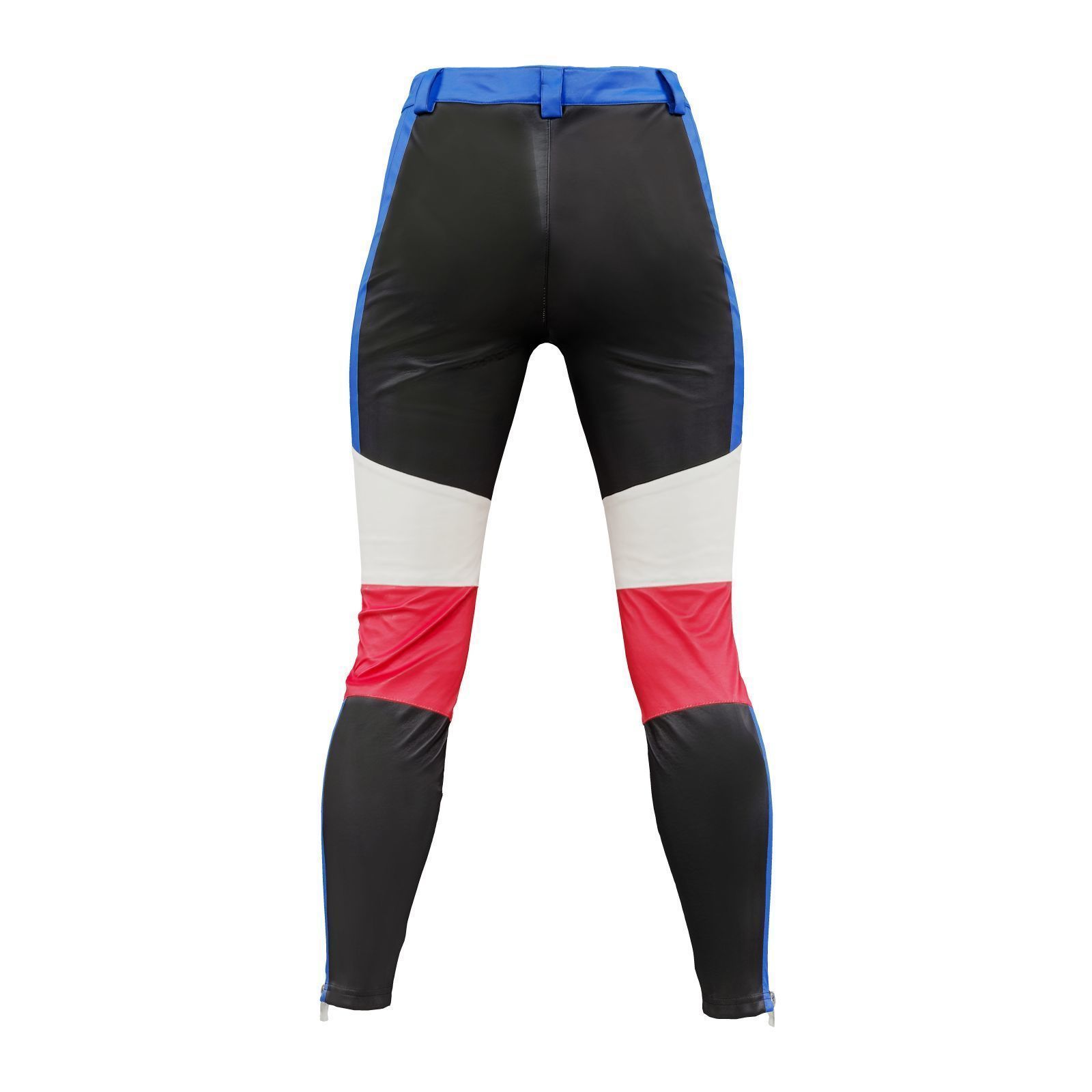 French Leather Trousers 3D model_4