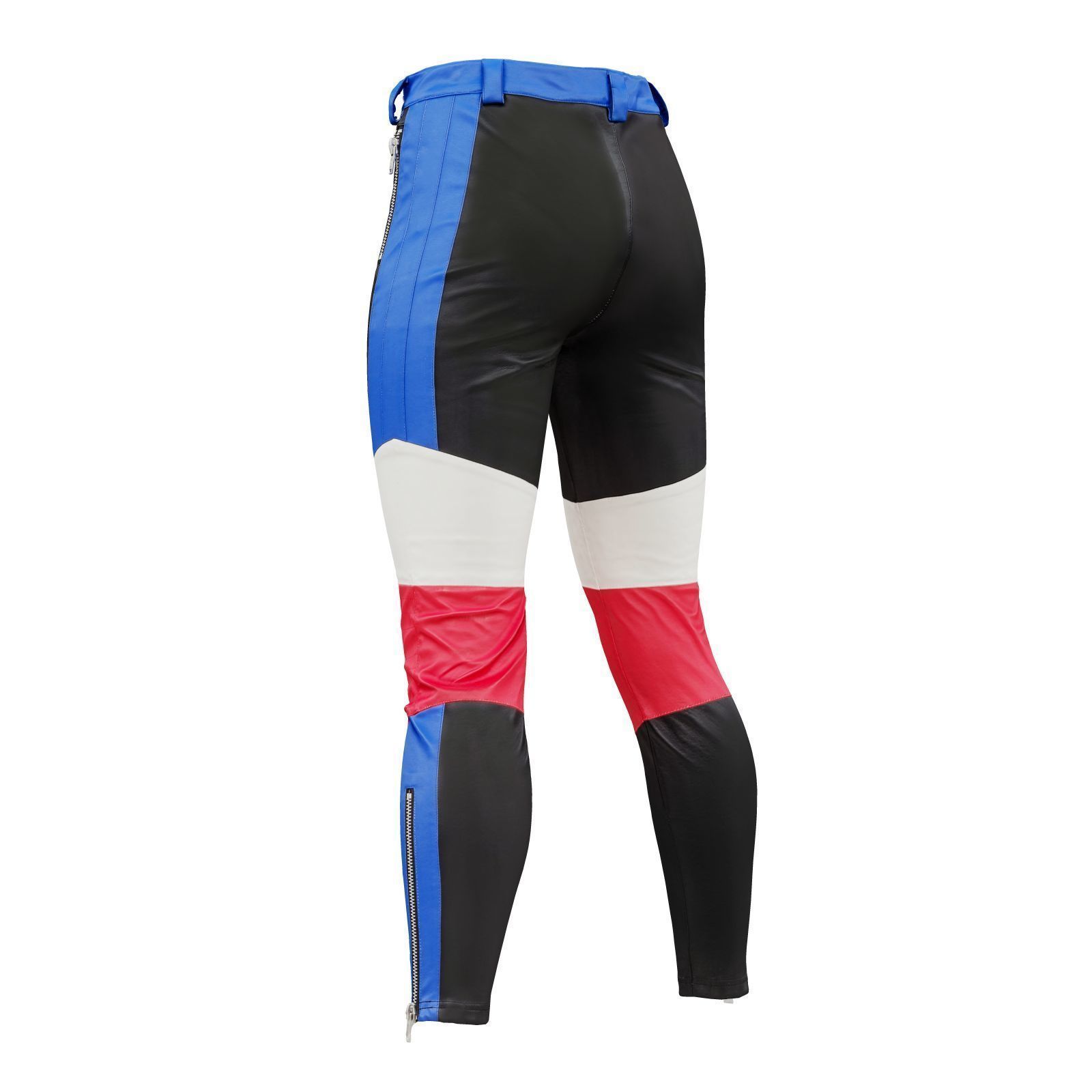 French Leather Trousers 3D model_5