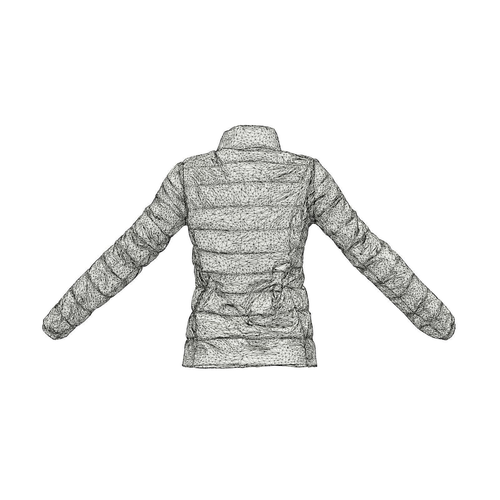 Fluffy Bands Jacket 3D model_7