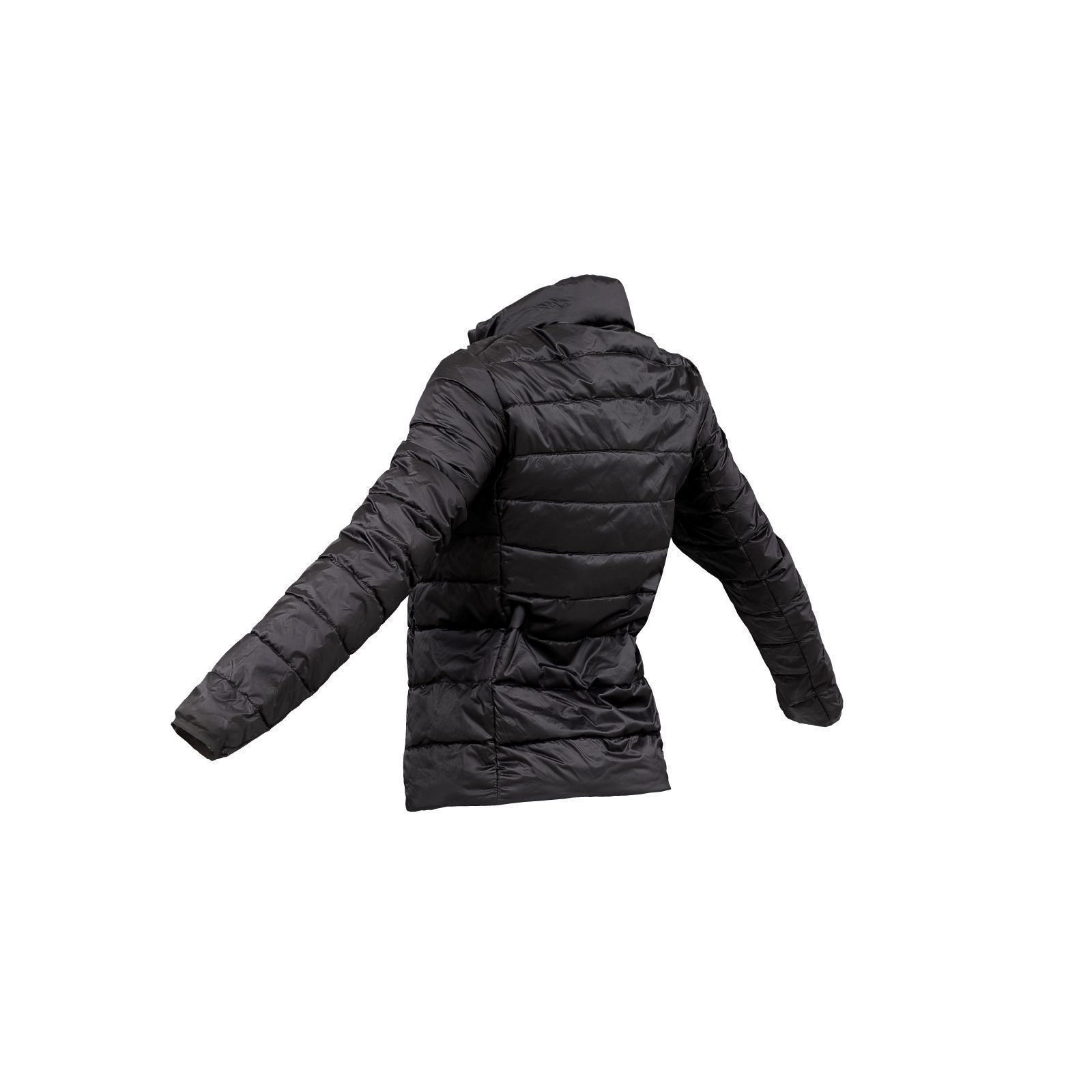 Fluffy Bands Jacket 3D model_3