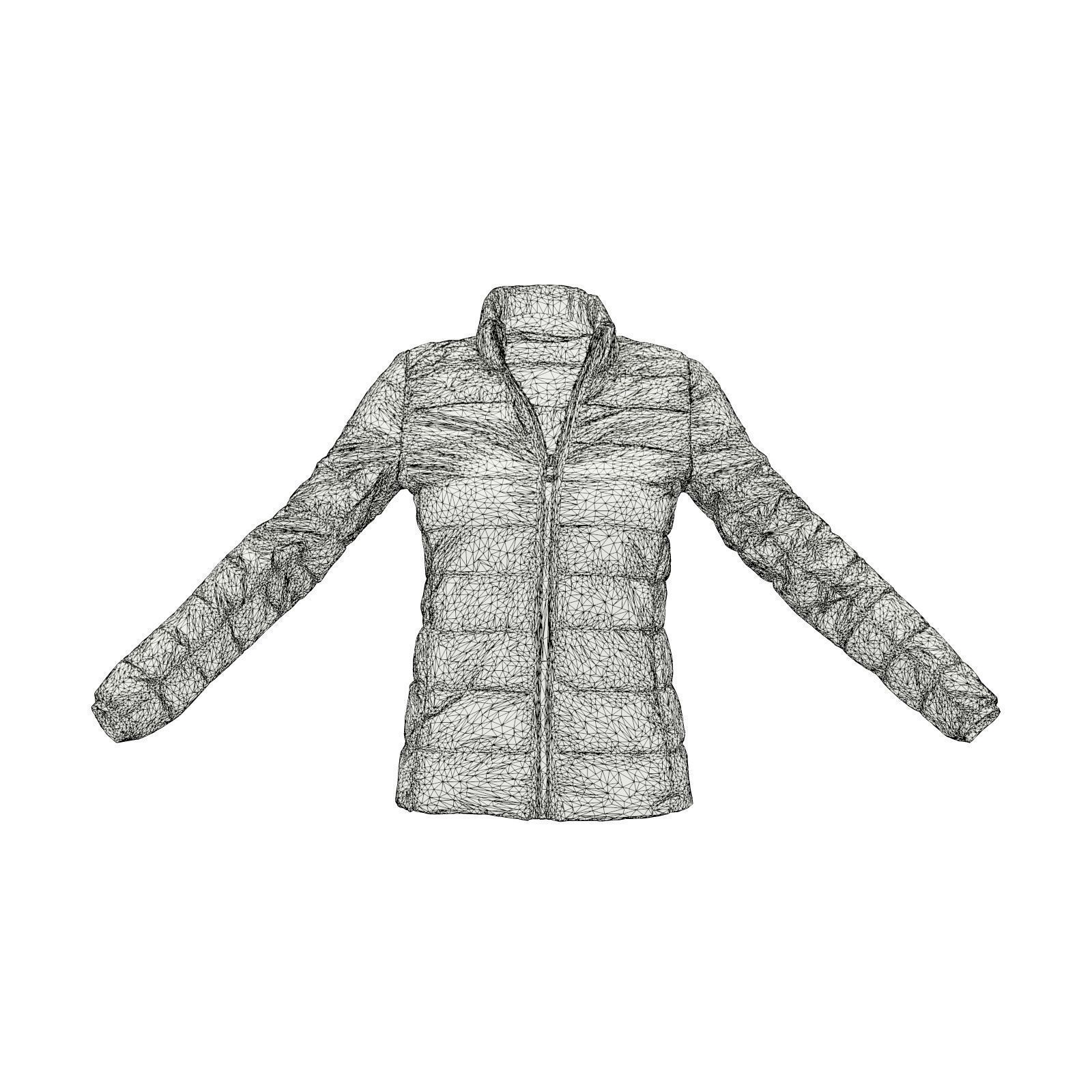 Fluffy Bands Jacket 3D model_6