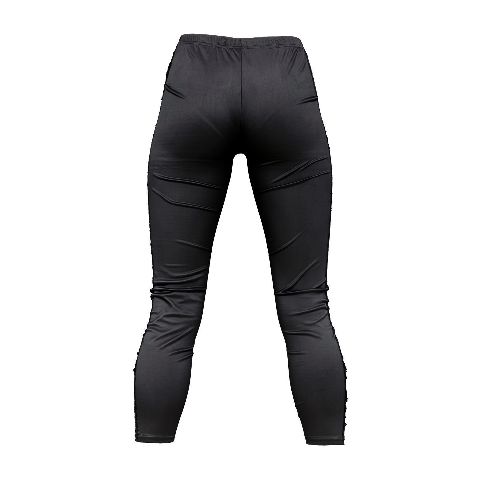 Flower Sides Laced Leggings 3D model_3