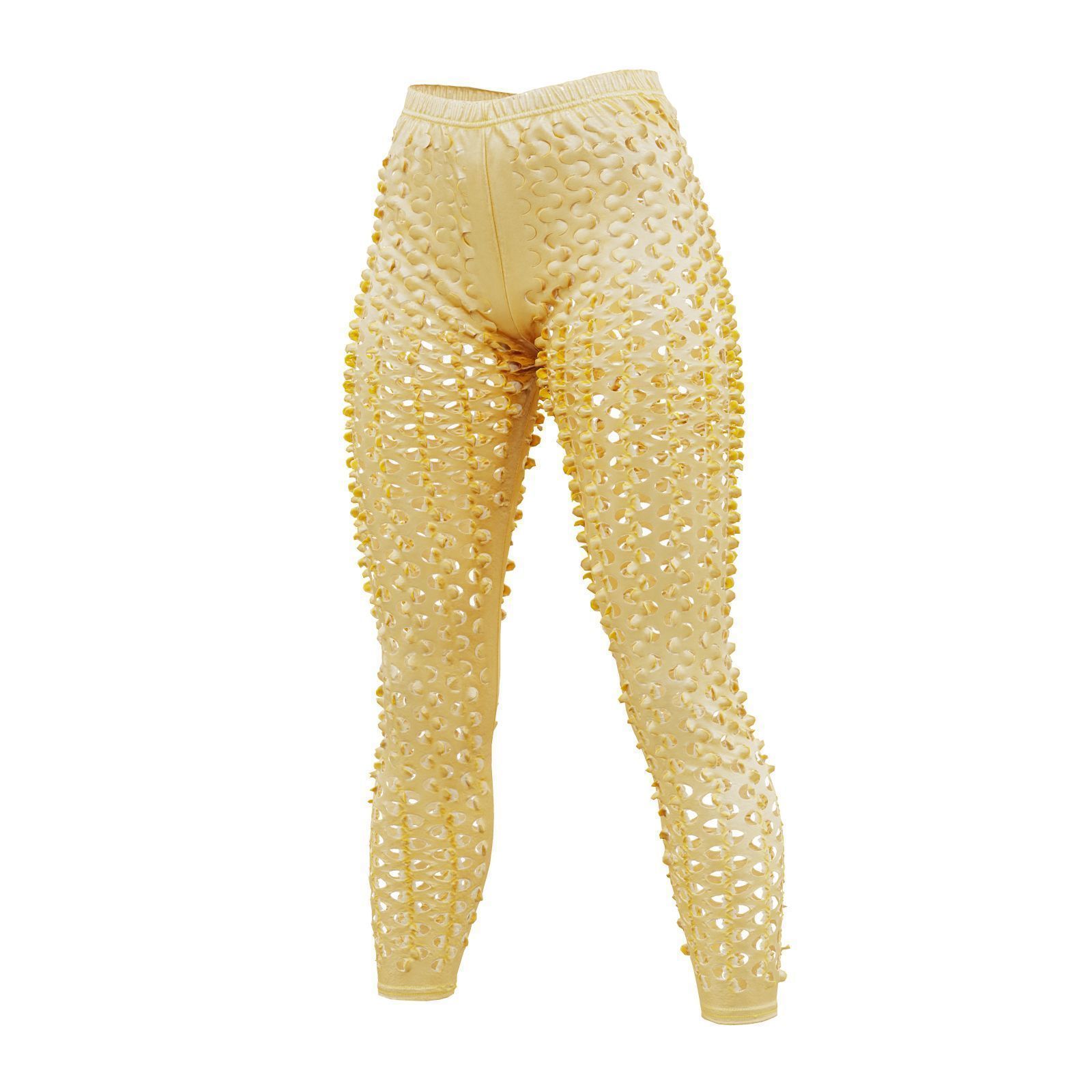 Flared Hole Leggings 3D model_4