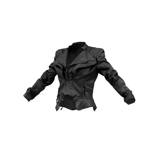 Flappy Leather Jacket 3D model