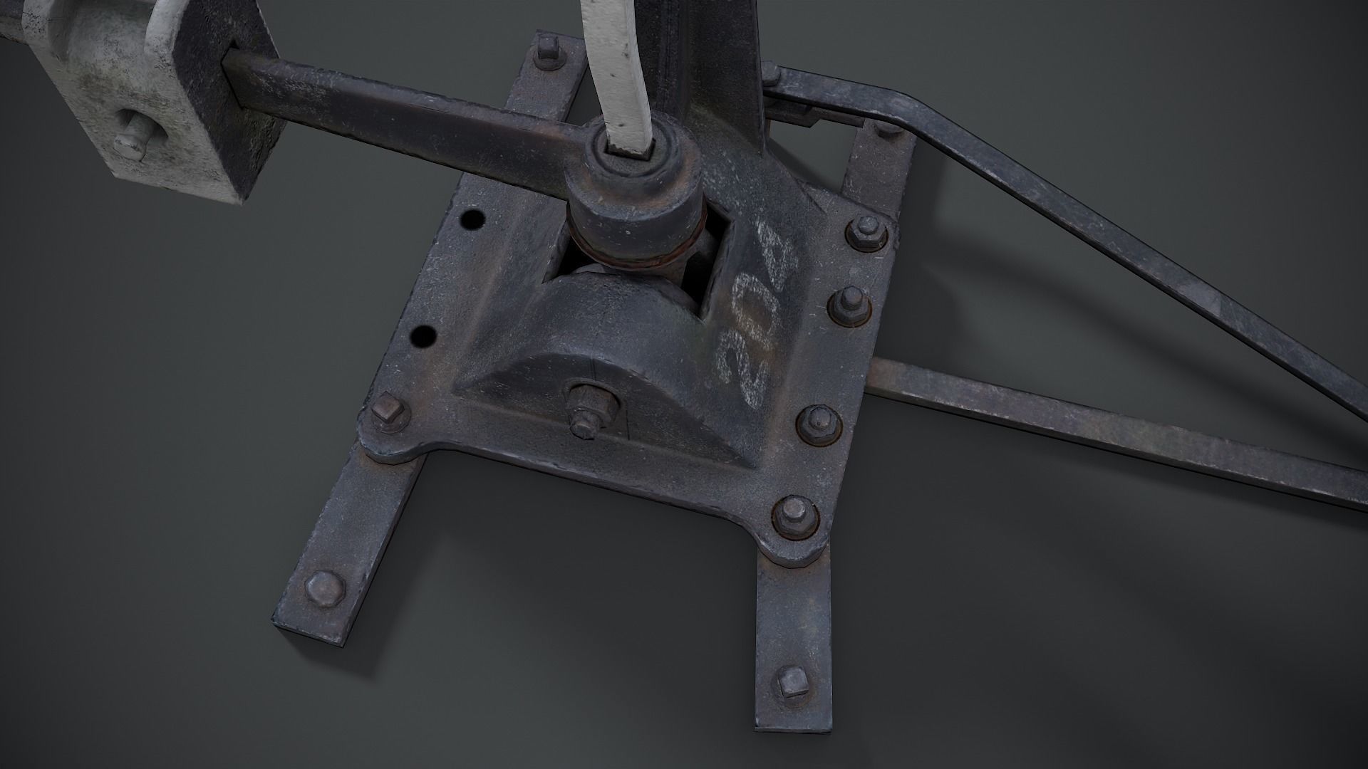 Arrow Railway Low-poly 3D model_10