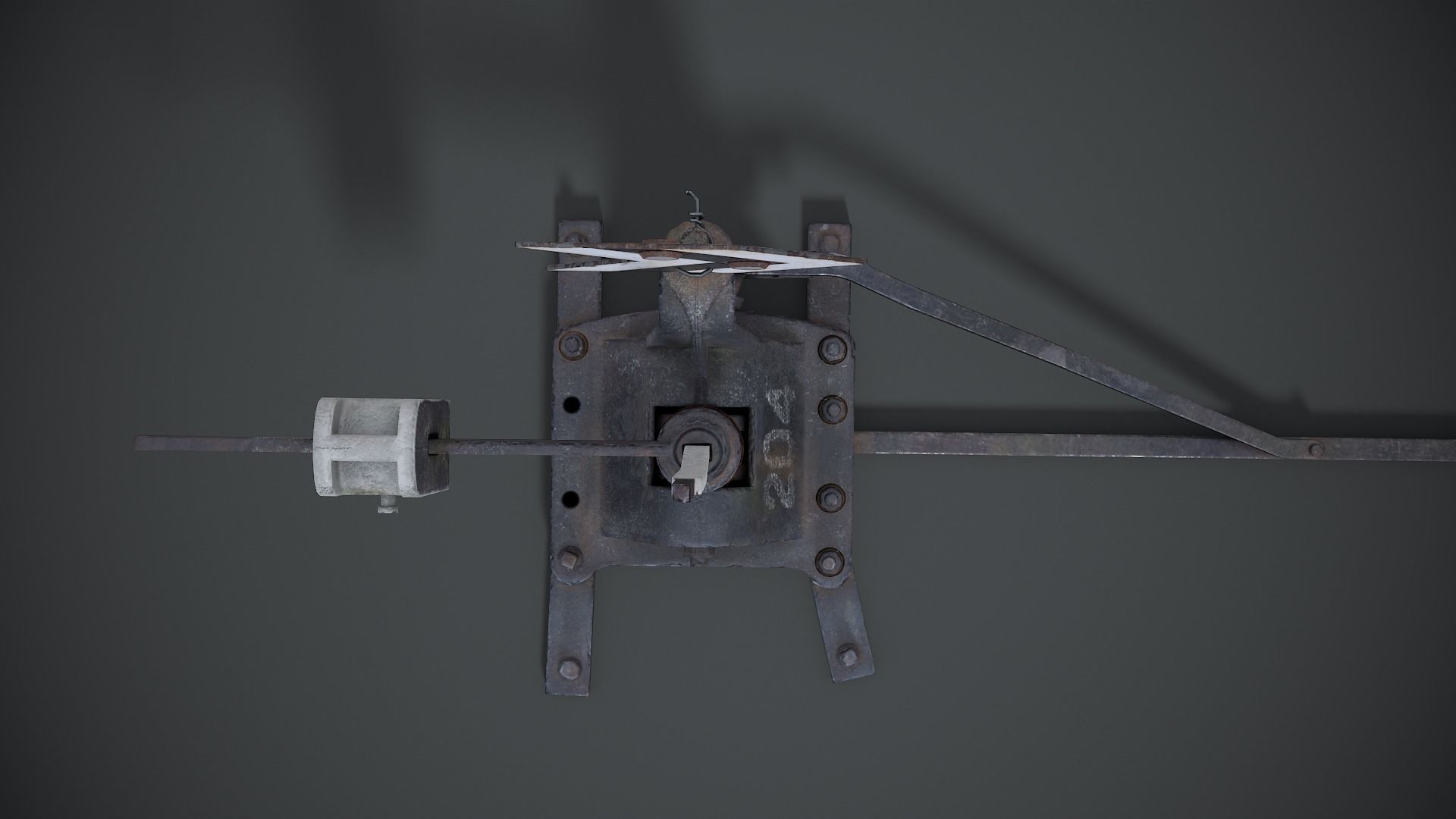 Arrow Railway Low-poly 3D model_7